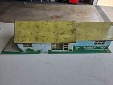 VINTAGE MARX TIN DOLLHOUSE,METAL,PLAY,RANCHETTE,4 ROOM,50s 60s LARGE 33x10",GIFT