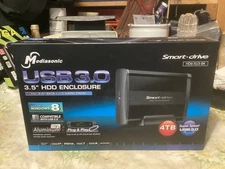 MediaSonic 3.0 USB HDD 3.5" Enclosure 8 Supports HDD 4Tb K32-SU3 SATA Hard Drive