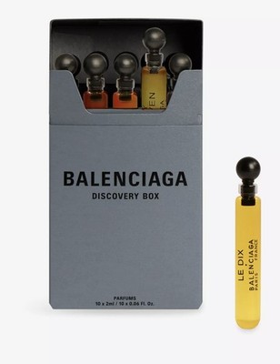 Balenciaga Discovery Box Miniature Fragrance Set 10 x 2ml Splash Perfume w/Box