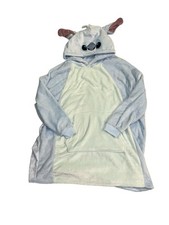 Disney Lilo and Stitch Fleece Long Hoodie Girls One Size Comfort Lounge Wear