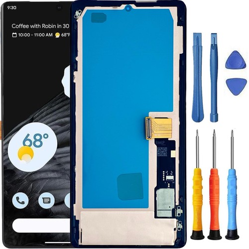 Foufinin Pixel 7 Pro Pantalla Repuesto 6.7” LCD Digitalizador con Herramientas Negro