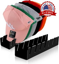 2 Organizadores De Gorras Acrilico Sin Instalacion Para 14 Gorras Sombreros