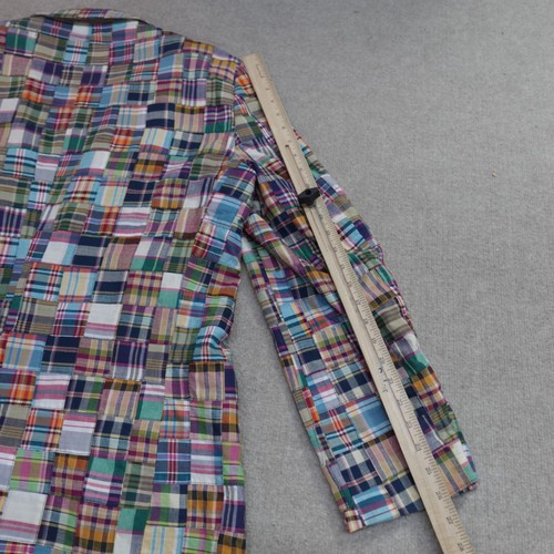 Blazer Allan River Patchwork 42L Azul Algodón - Imagen 9 de 12