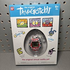 Bandai Tamagotchi Gen 2 Leopard Spots White Original Virtual Reality Pet 8 NEW