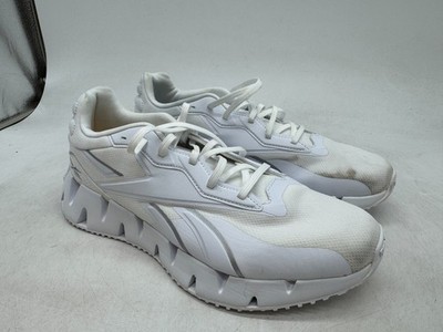 Reebok Zig Dynamica STR Sneakers Womens White Mesh Athletic Running Shoes  - 10