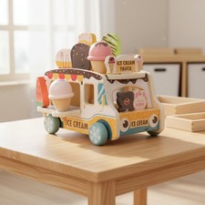 Furgone Dei Gelati Giocattolo Promuove l'interazione Sociale per Area Giochi