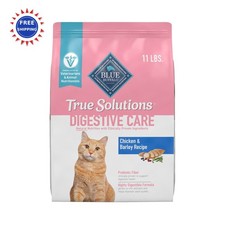 Dry Cat Food Blue Buffalo True Solutions Digestive Care 11 Pound Natural Adult 6.36 per pound