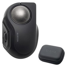 ELECOM bitra Trackball Mouse Quiet Index Finger Operation Bluetooth Wireless BK