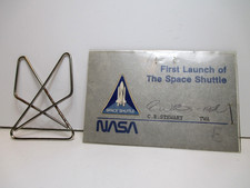 Vtg First Launch of The Space Shuttle Pass Ba...