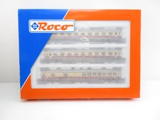 (GUM345) Roco 44121 TEE Set di carrozze per treni rapidi delle DB, DC, H0, confezione originale