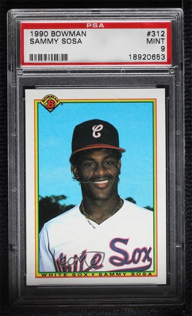 1990 Bowman Sammy Sosa #312 PSA 9 MINT Rookie RC