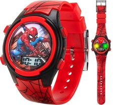 Accutime Marvel Spider-Man Digital Watch for Kids   Spiderman:Red, Red /Black
