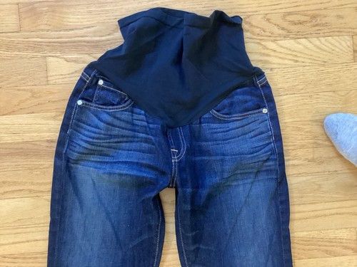 Jeans 7 Seven for all mankind MATERNITY taglia 28 orlato OTTIME condizioni - Foto 3 di 5