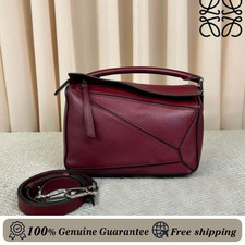 LOEWE Puzzle Bag small Bordeaux Classic Calf ...