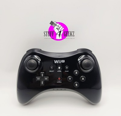 Black Nintendo Wii U Pro Wireless Controller ~ WUP-005 ~ Please