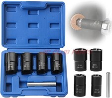 Verriegelung Radmutter Entfernungswerkzeug: 5 St&uuml;ck Twist Socket Set mit Aufbewa