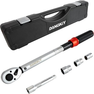 Drehmomentschlüssel 1/2 Zoll für Auto, 20 230 Nm, Torque Wrench 5-tlg. Set mi...