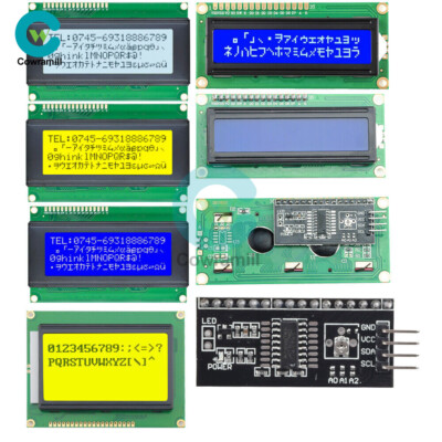 LCD1602/2004A I2C Board 16*2 Character LCD Display IIC I2C Interface 5V