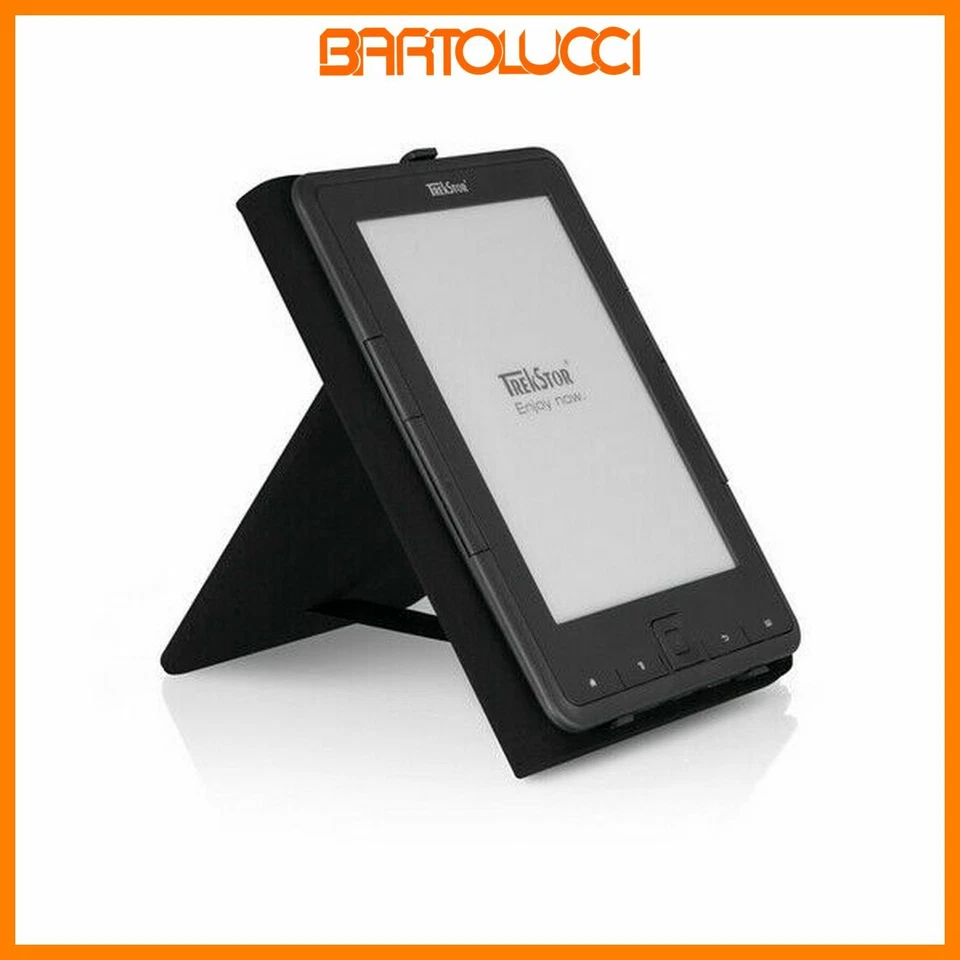 TREKSTOR 30280 CUSTODIA X EBOOK 6" PYRUS LEATHER BAG NERO - Immagine 3 di 4