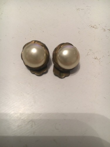 boucle d'oreille éventail frange bijoux ancien fantaisie vintage fête