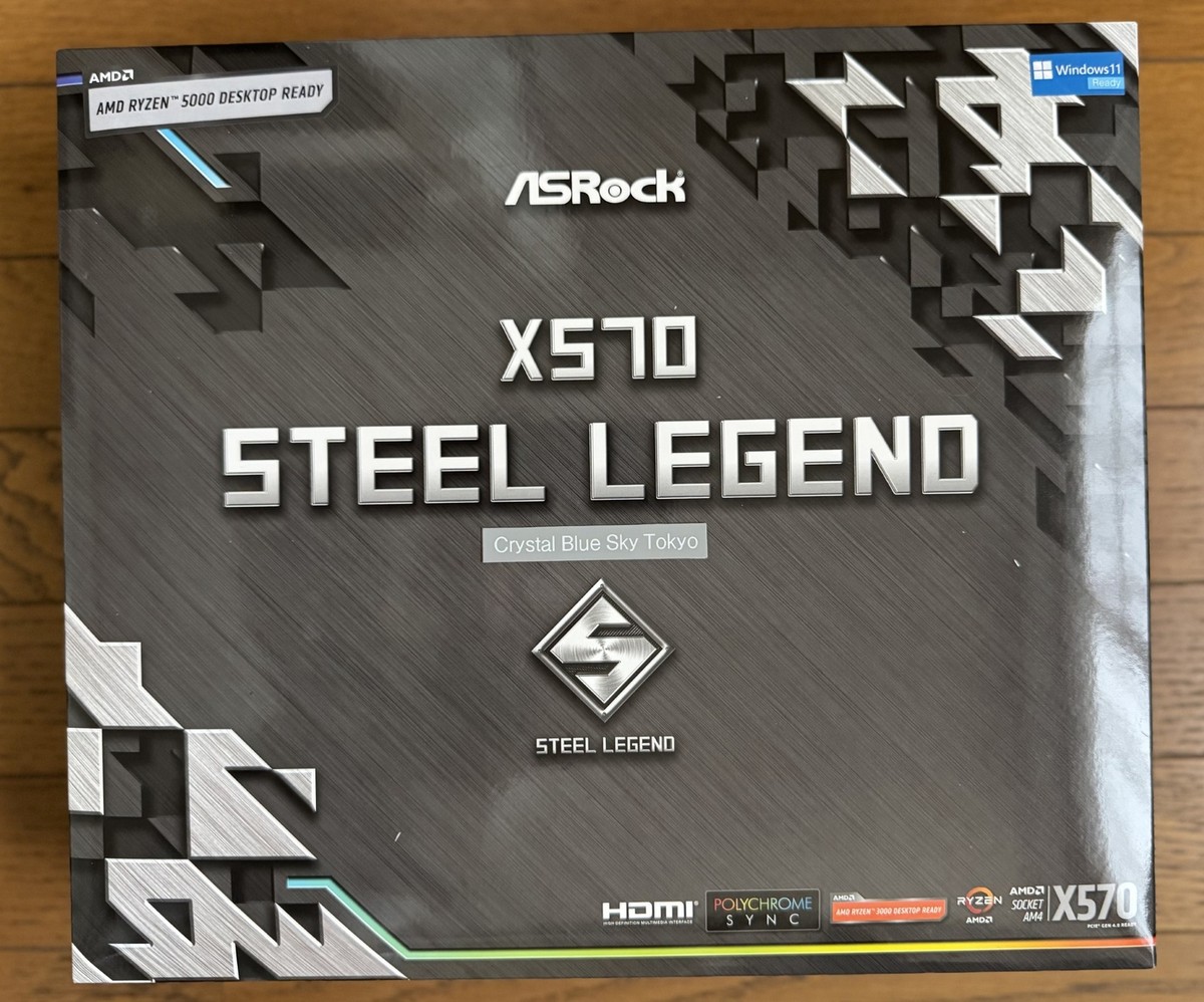 ASRock X570 Steel Legend AM4 AMD ATX AMD Ryzen 5000-2000 DDR4