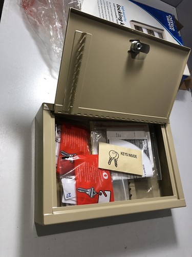 Office Depot High-Security Wall Mountable Locking Key Cabinet 30 Keys Free Ship - Picture 2 of 6