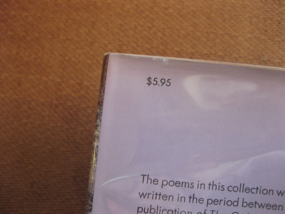  CROSSING THE WATER transitional poem by Sylvia Plath - 1st/2nd HCDJ 1971 - fine Foto 4 de 4