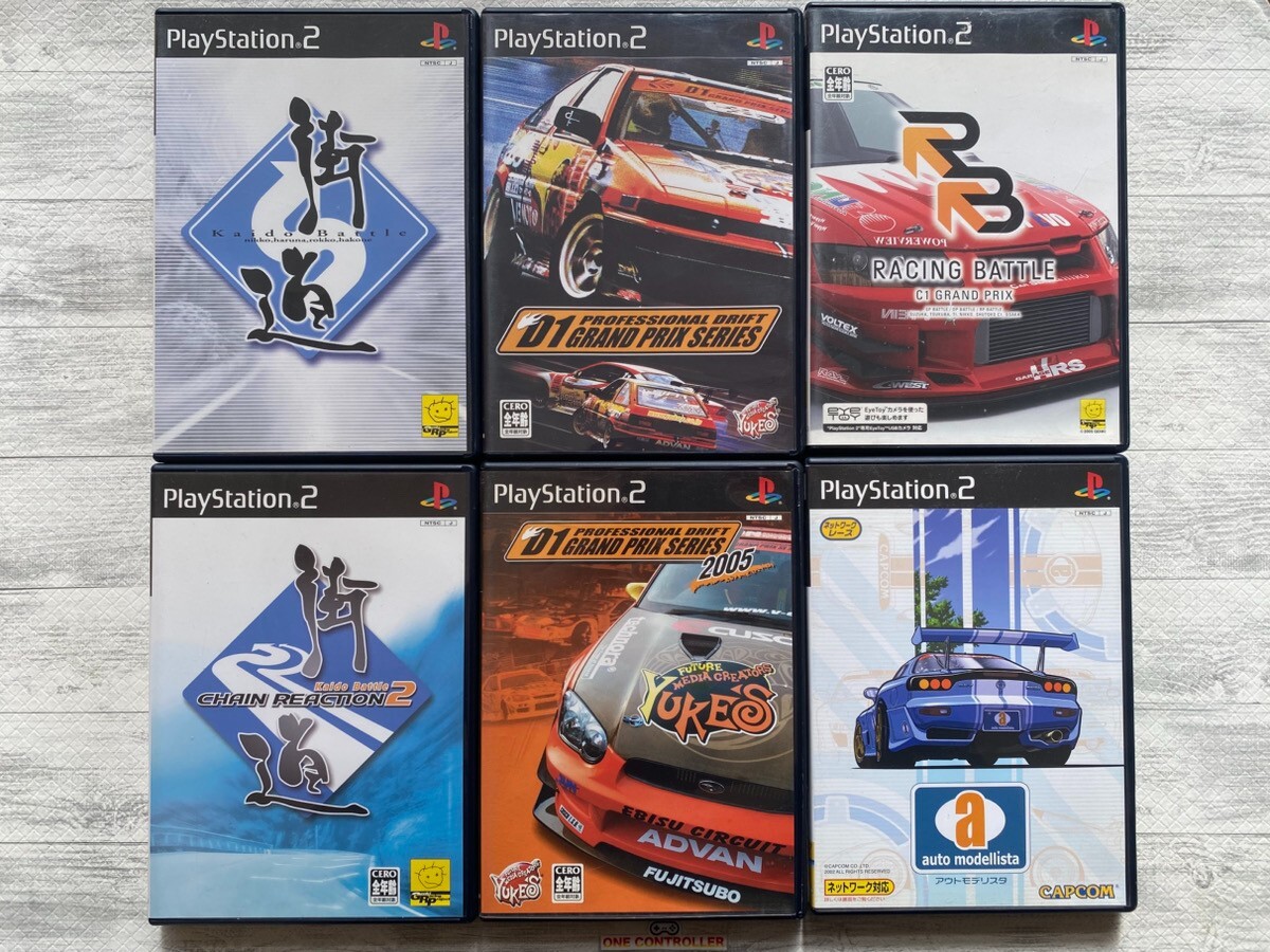 SONY PS2 Kaido Battle 1 2 & D1 Grand Prix Series & Racing Battle