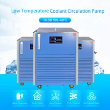 Lab 50L Cooling Chiller -40℃ Low-Temperature Cooling Liquid Circulator Pump 220V