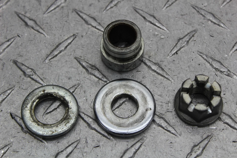 1996 YAMAHA VIRAGO 750 XV750 FRONT & REAR AXLE 42X-25381-00-00 - Imagem 2 de 4