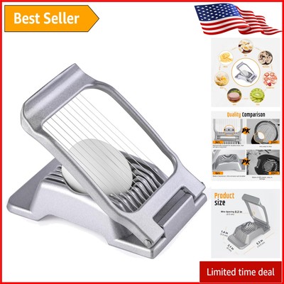 Effortless Egg Slicer and Food Cutter for Kitchen, Dishwasher Safe & Easy Clean