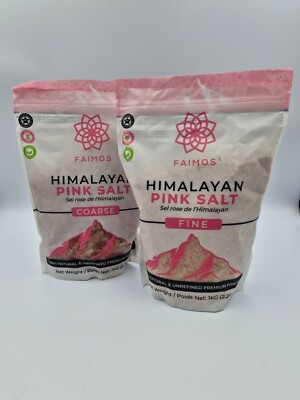1 kg Himalaya Rosa Salz grob oder fein 100% natürlich & unraffiniert Premium