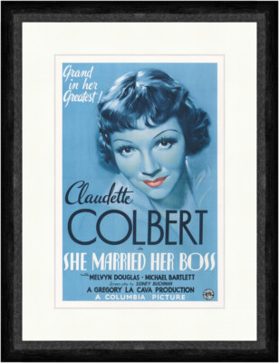 She married her Boss Jack Meyers Claudette Colbert  Faks_Plakatwelt 524