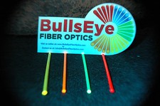 Super Fiber optic replacement rods sight Fiber Optic 6" 1mm 0.04" red