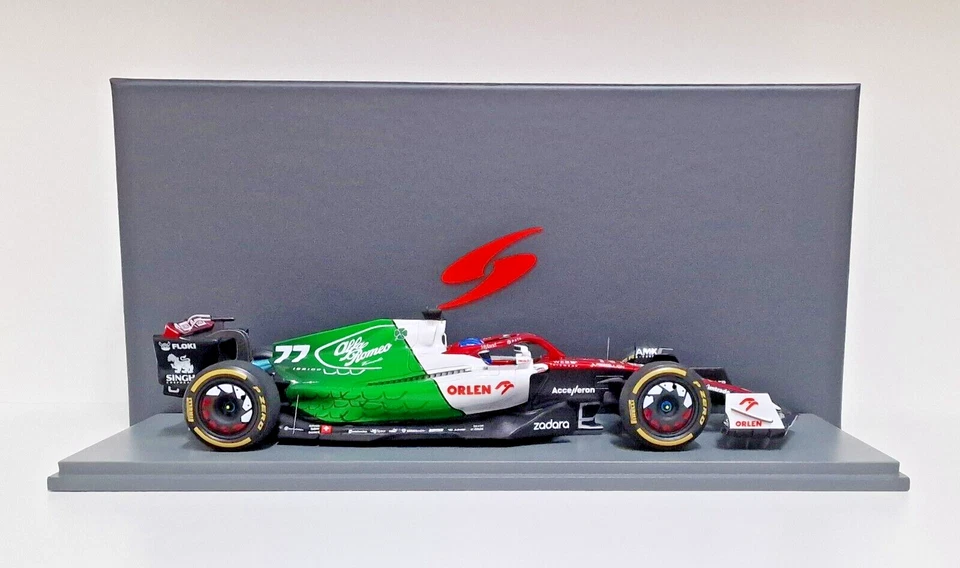 1:18 SPARK MODELLINO AUTO F1 FORMULA 1 ALFA ROMEO C42 BOTTAS AZERBAIJAN GP 2022 - Immagine 3 di 4