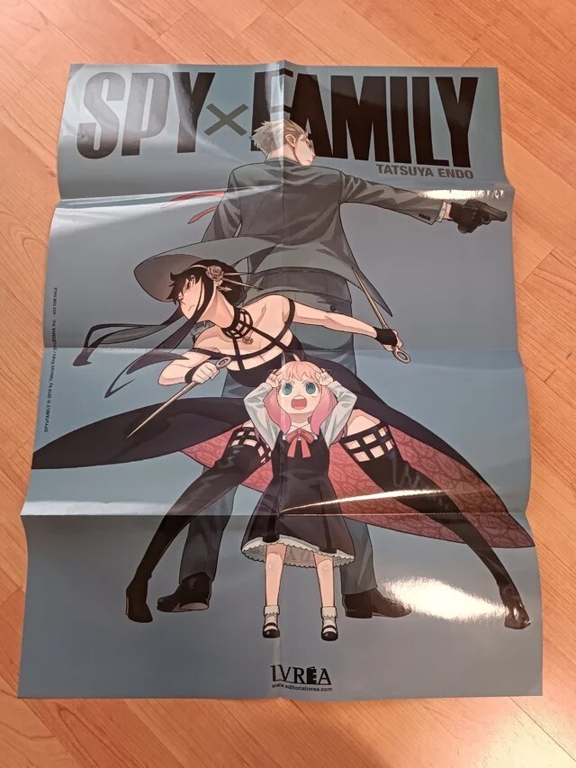 Póster SPYxFAMILY - Tamaño 50x70cm - Editorial IVREA - Nuevo
