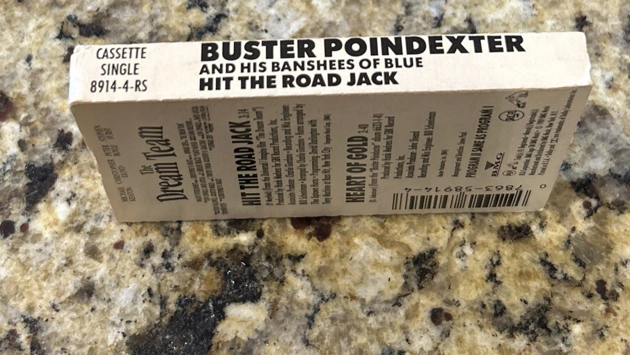 BUSTER POINDEXTER И ЕГО БАНШИ, ЕСЛИ СИНИЙ — HIT THE ROAD JACK, КАССЕТА, СИНГЛ - Изображение 3 из 4