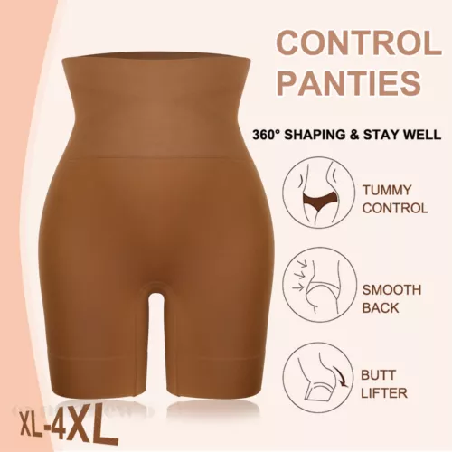 Plus Size Women Smoothing Shapewear Slip Short Tummy Control Slimmer Body Shaper - Picture 20 of 29