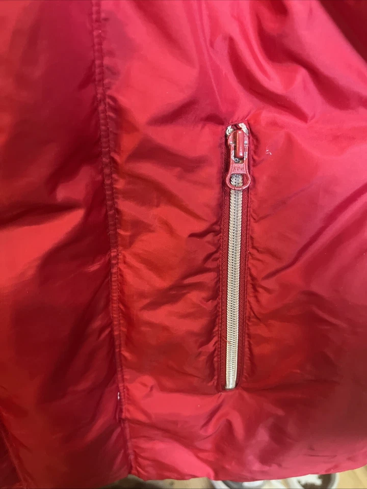 Abrigo rojo relleno de plumón Style & CO 24 W para mujer Foto 3 de 4