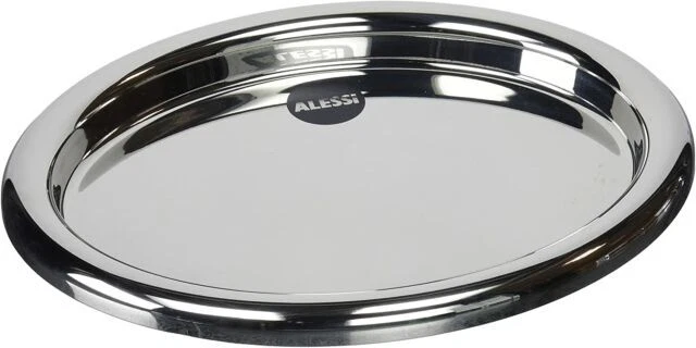 Vassoio ALESSI Ovale JH02/46 in Acciaio Inossidabile 18/10 Lucido Ø 46 cm - Tray - Immagine 4 di 4