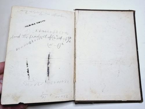 1881 - Elements Of Algebra - Joseph Ficklin - Barnes' New Mathematics Textbook - Picture 8 of 14