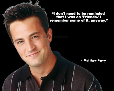 Actor Matthew Perry Quote I dont need to be reminded PUBLICITY PHOTO 8X10