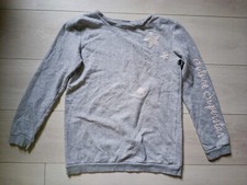 Haut pull gris enfant fille -