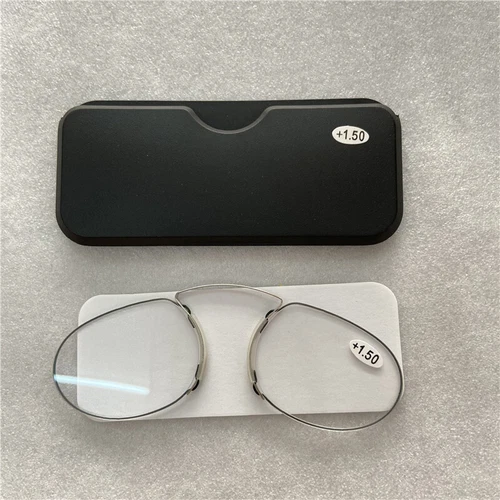 Ultradünne Lesebrille Nasenclip Optik Presbyopie +1,0 +1,5 +2,0 +2,5 +3,0 - Bild 16 von 28