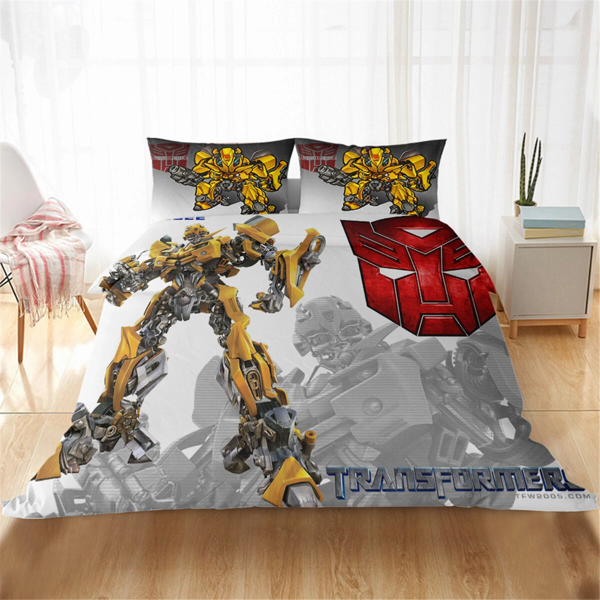 Transformers Bedding Set, Bedroom Decoration