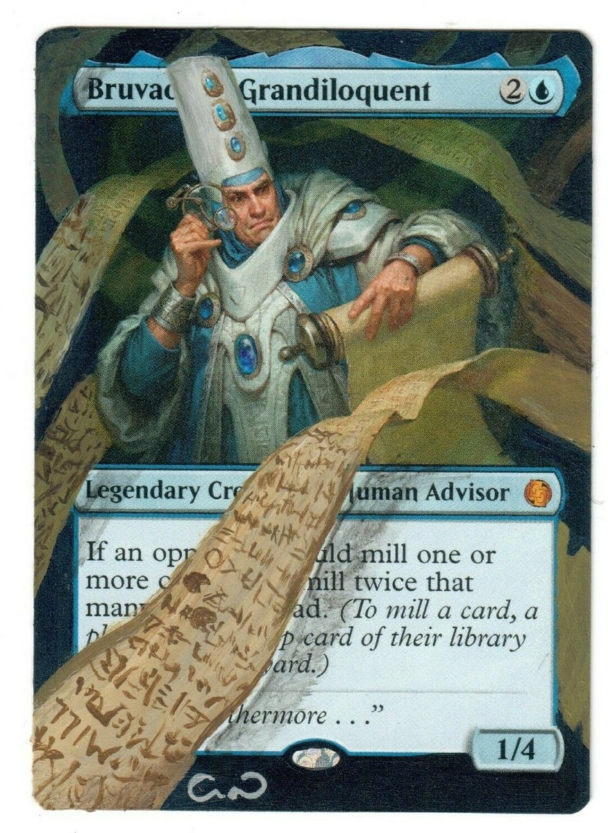 Bruvac the Grandiloquent Altered Full Art MTG Magic Commander EDH