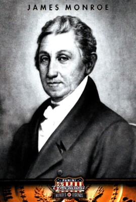 #5 James Monroe, President Trading Card