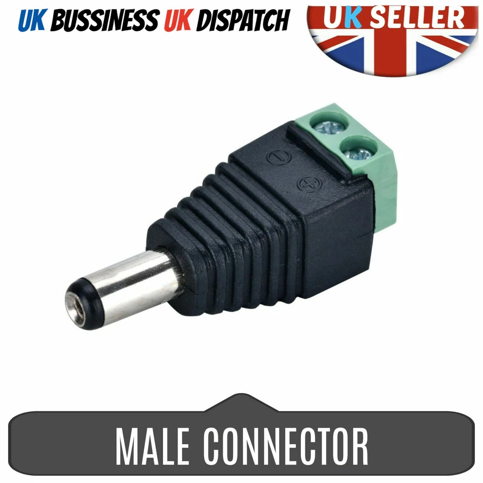 12V 1A/2A/3A DC UK Plug Power Supply Adaptor Transformer for LED Strips CCTV - Image 4 of 4