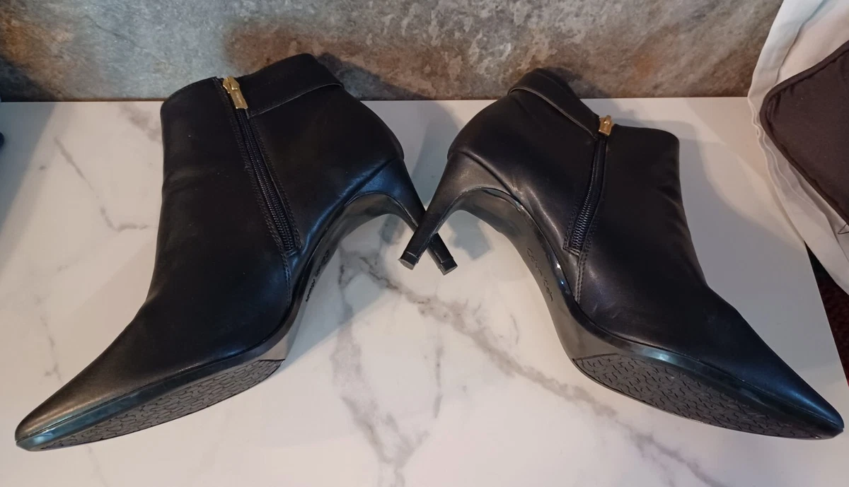 Calvin klein cheap pointed toe boots
