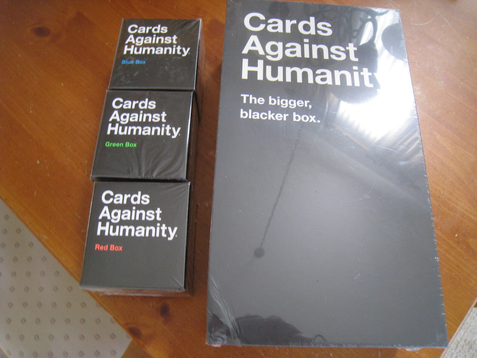 Cards Against Humanity The Bigger Blacker Box Card Game for sale online